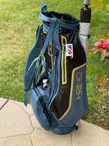 Sun Mountain H2NO Waterproof Lite-Speed Stand Bag "New" Spruce - Black - Aztec - Picture 2 of 24