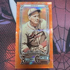 2025 Topps Allen &amp; Ginter Dizzy Dean Mini Chrome Orange Refractor  02/25