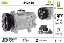 Valeo 813419 Kompressor; Klimaanlage für FORD SEAT VW 813419 Kompressor, Klimaan