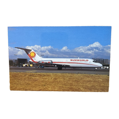 Postkarte Ansichtskarte AK Flugzeug Luftfahrt Sunworld DC-9-14