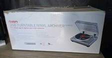 ION TTUSB Vinyl Archiver Recording USB Turntable Record Player Digitize Audio