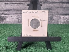 1971 Switzerland 1/2 Franc Silver Coin, FREE SHIPPING