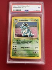 👑 Nidoqueen 7/64 – 1999 Pokémon Jungle Set – PSA 7 Near Mint👑