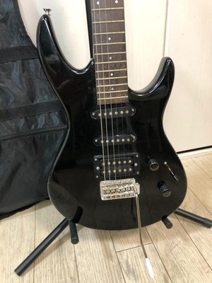 Aria Pro II Vanguard Series VA-380 Black Electric Guitar W⁄Gig Bag
