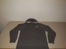 Under Armour Storm Hooded Sweatshirt Grey Cotton Hoodie Jacket Coat Sewn Medium