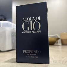 Acqua Di Gio Profondo by Giorgio Armani 3.4 oz Parfum Cologne for Men New In Box