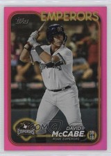 2024 Topps Pro Debut Fuchsia Foil 31/199 David McCabe #PD-47 3c2