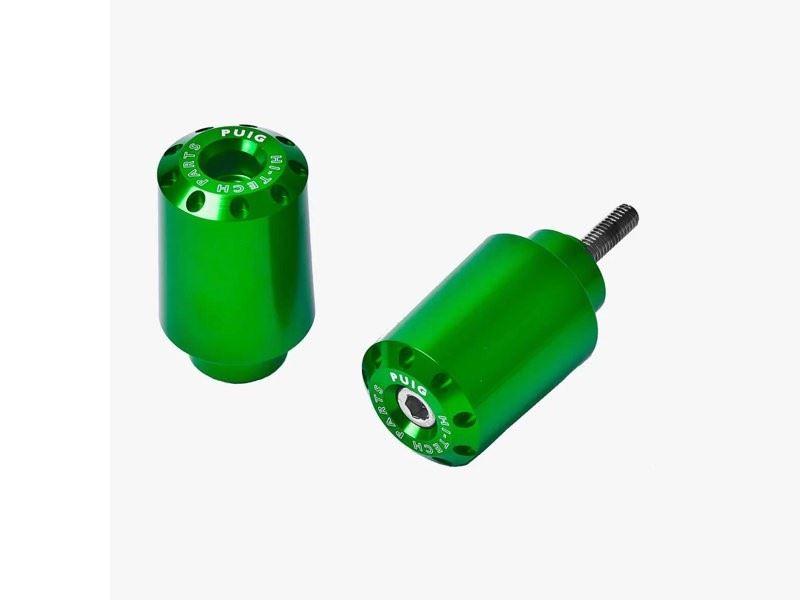 Puig Green Long Bar Ends Kawasaki H2 SX SE 2022-2025