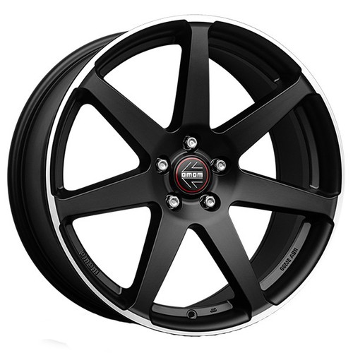 ALUFELGE MOMO SEVEN FUR MERCEDES CLASSE E 2009-2015 8,5X19 5X112 MATT BLACK UV2 - Bild 1 von 4