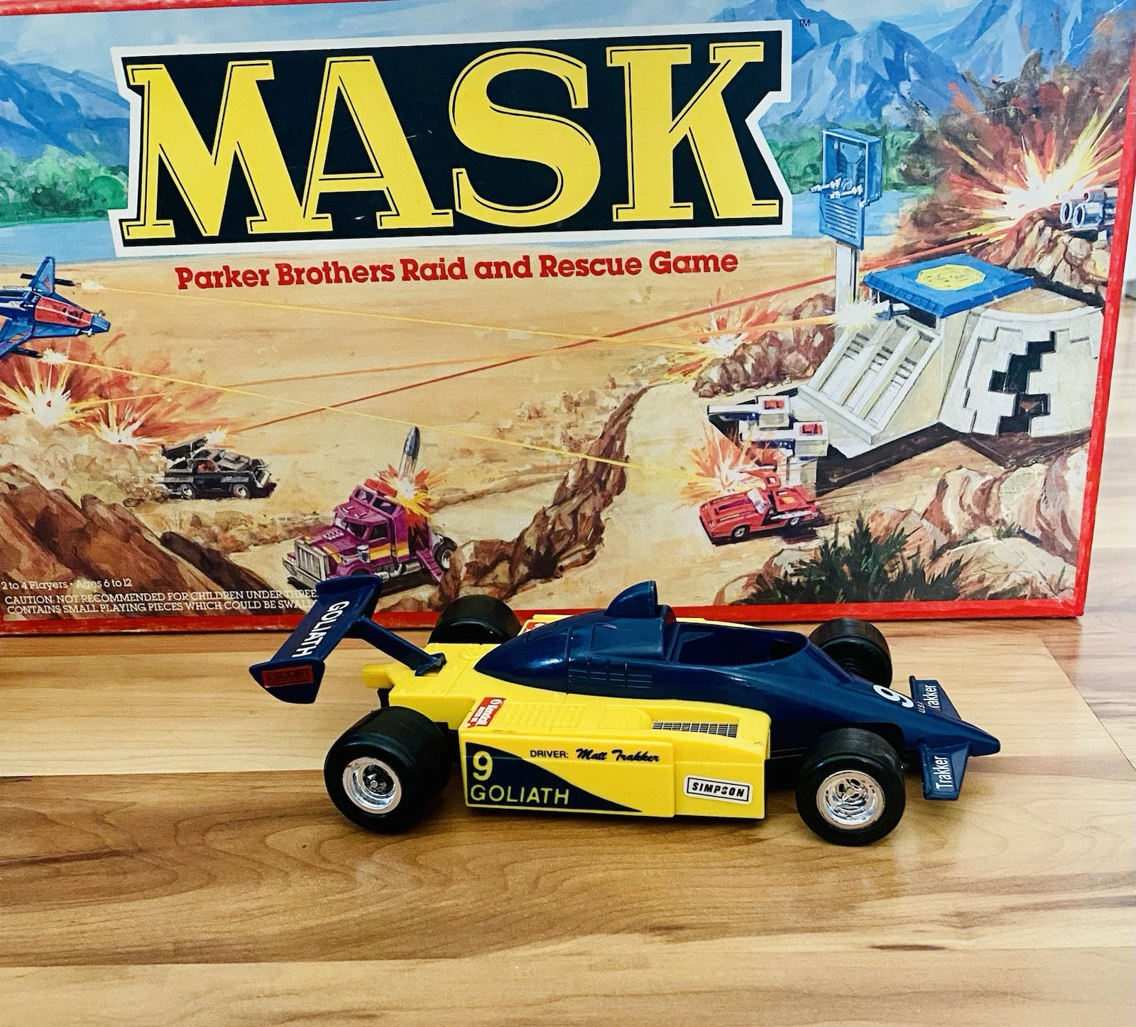 kenner golias m.a.s.k. matt trakker carro de corrida indy 