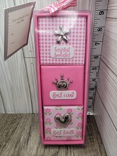 First Impressions New Baby First Curl Tooth Birth Pink Girl Box Macy's 2012 Gift