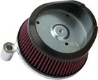 Arlen Ness Stage 1 Big Billet Sucker Red Replacement Air Filter Harley Touring