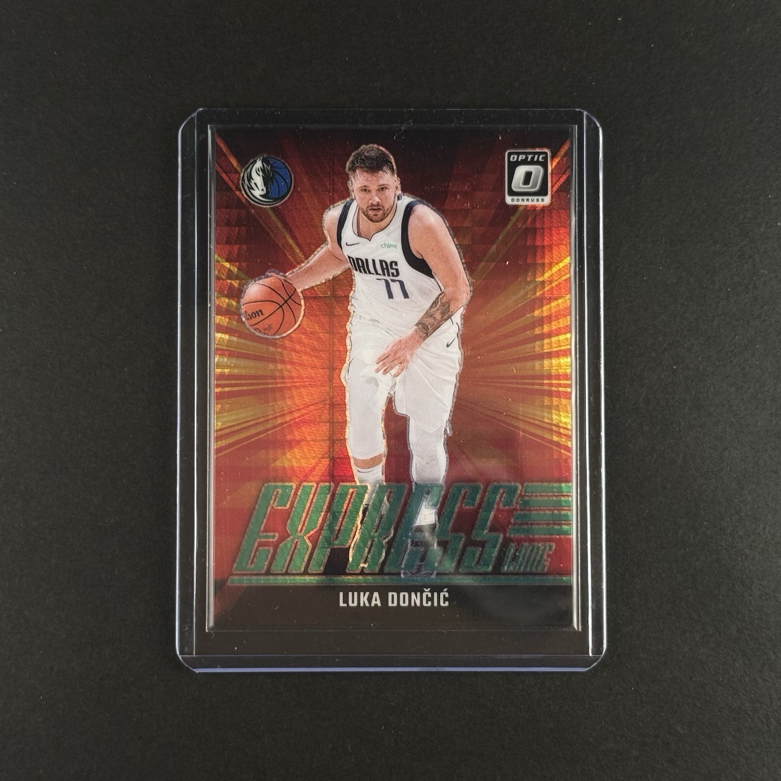 2024-25 Panini Donruss Optic Luka Doncic Green Hyper Express Lane /249 #6