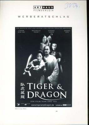 Tiger +  Dragon - Michelle Yeoh - Chow Yun-Fat - Zhang Ziyi - Werberatschlag