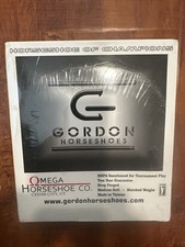 Gordon Professional Horseshoes Red Finish Drop Forged - NHPA Sanctioned