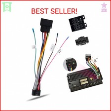 Inefala 16 Pin ISO Radio Wiring Harness Adapter for Android Car Stereo Radio, Po