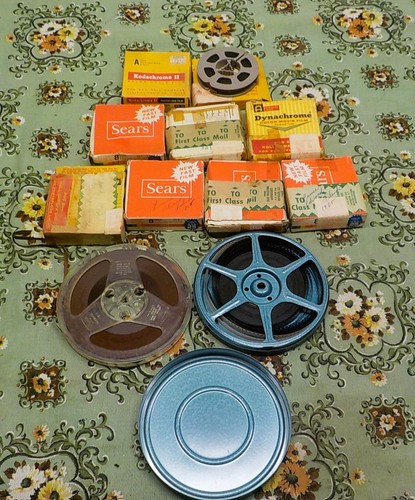Huge Lot Sears 8mm Color Movie 8mm Film and Others