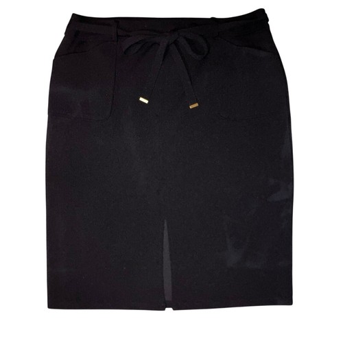 NYCC women’s large dress skirt front pockets tie and front center split classic
