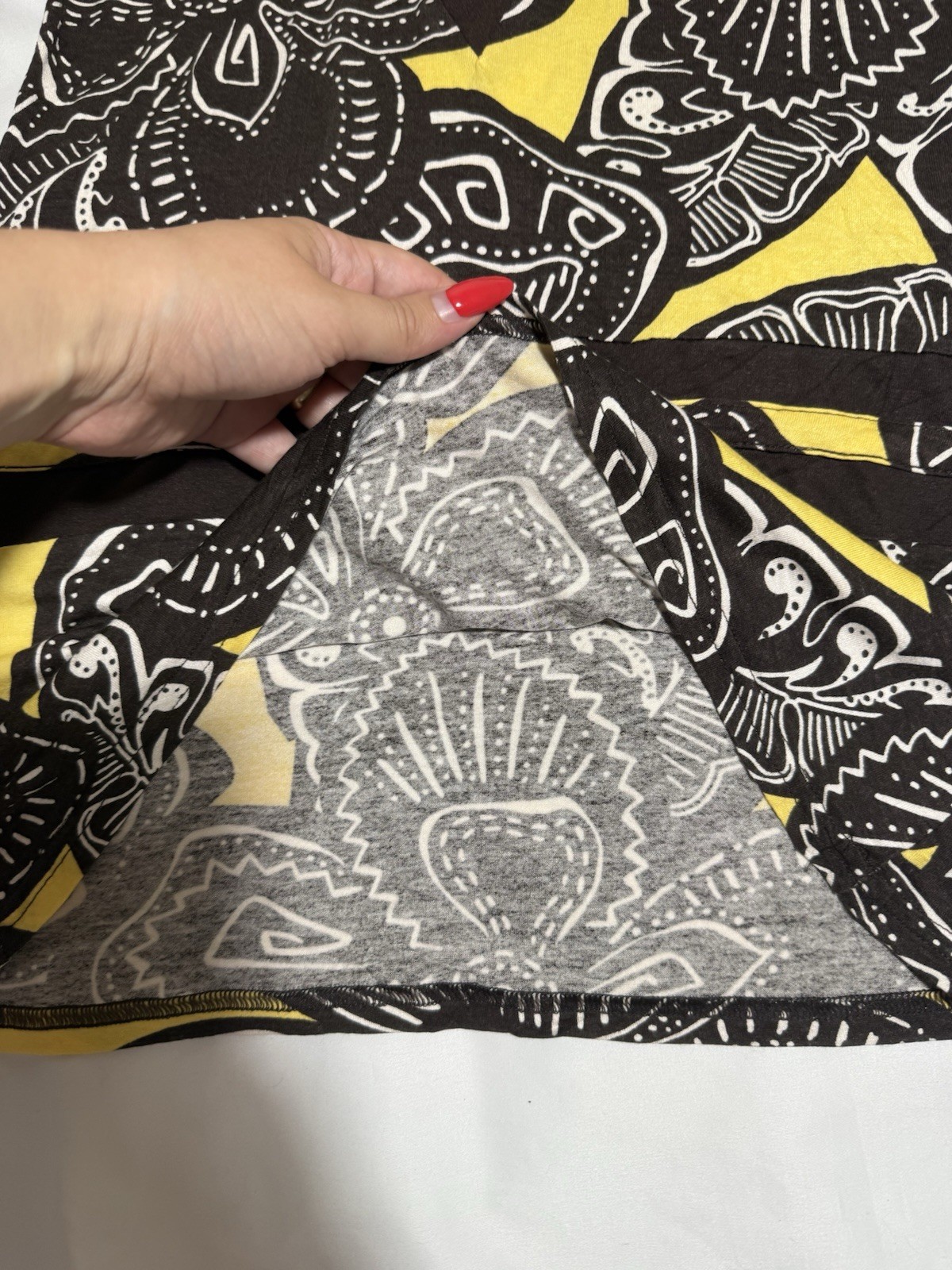 Vintage Y2K Orsay Tunic Top – Bold Floral Print image 5