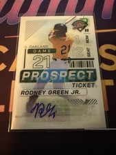 2024 Prospect Edition Rodney Green Jr. Green Prizm Signatures (AU, RC) Athletics