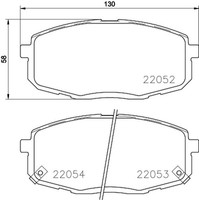 Bremsbelagsatz Scheibenbremse Hella Pagid 8DB 355 021-991 FüR Cerato Kia Ps Td 4
