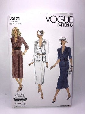 Vogue V 2171 Pattern 1970s Misses Vintage Top And Skirt Sizes 8-16 New Uncut