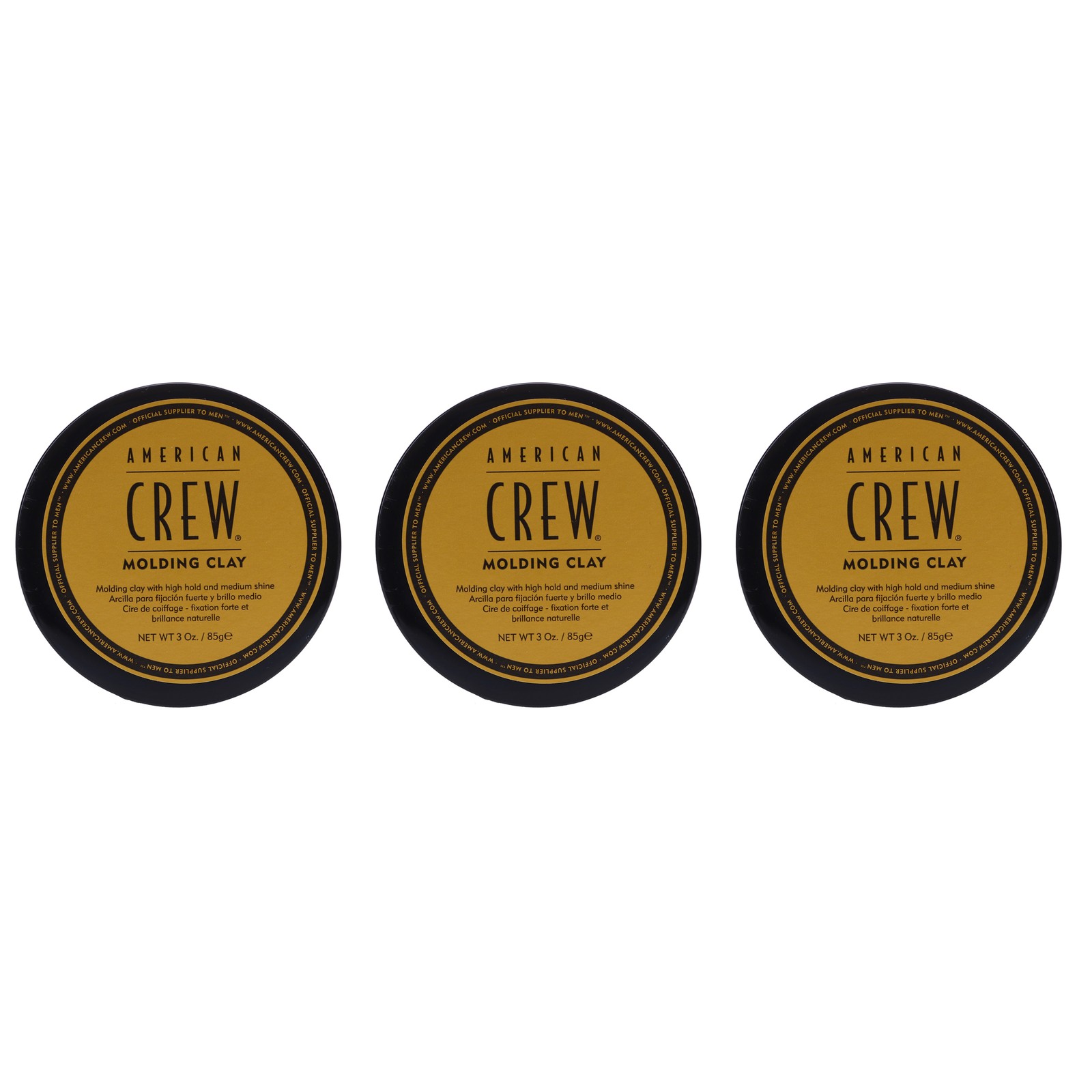 American Crew Molding Clay 3 oz 3 Pack