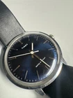 Timex Vintage 1978 Deep Blue Marlin Wind Up Watch 35MM 2615102478 Runs Good