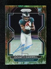 2021 Panini Prizm Rookie Camo Prizm Auto 7/25 Kenneth Gainwell #369 Auto 11gj