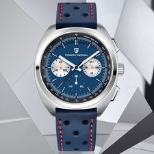 PAGANI DESIGN Sports Chronograph VK63 Quartz Men's Watch AR Sapphire 10ATM