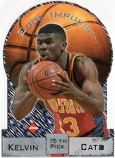 1997 Collector's Edge Edge Impulse  Die-Cut Kelvin Cato Rookie Card #18. rookie card picture