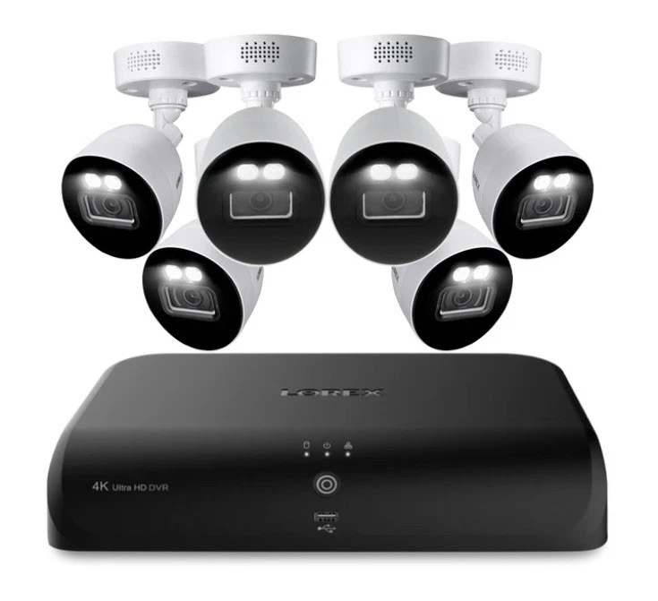 NEW Lorex 4K 8 Channel DVR Security System 6 Cameras 2TB No Monthly Fees - Image 2 of 4