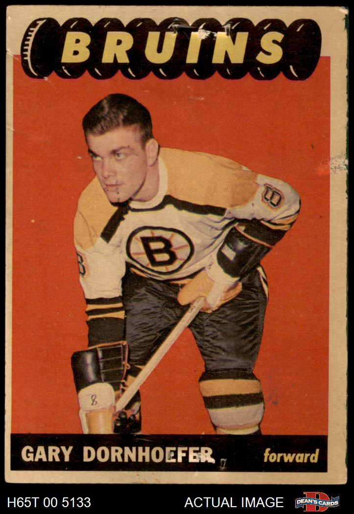 1965 Topps #38 Gary Dornhoefer Bruins 1 - POOR