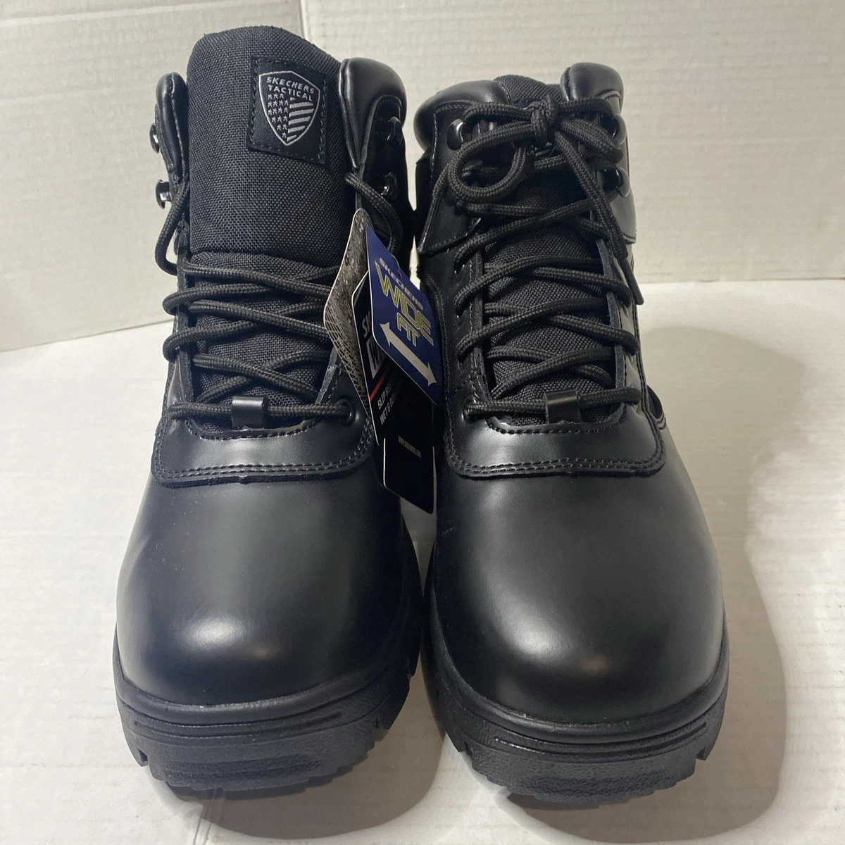 Black Skechers Relaxed Fit Boots for Men for sale | eBay