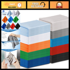 100 Microfiber Cleaning Cloths 7x6 Inch for Glasses, Screens  Electronics