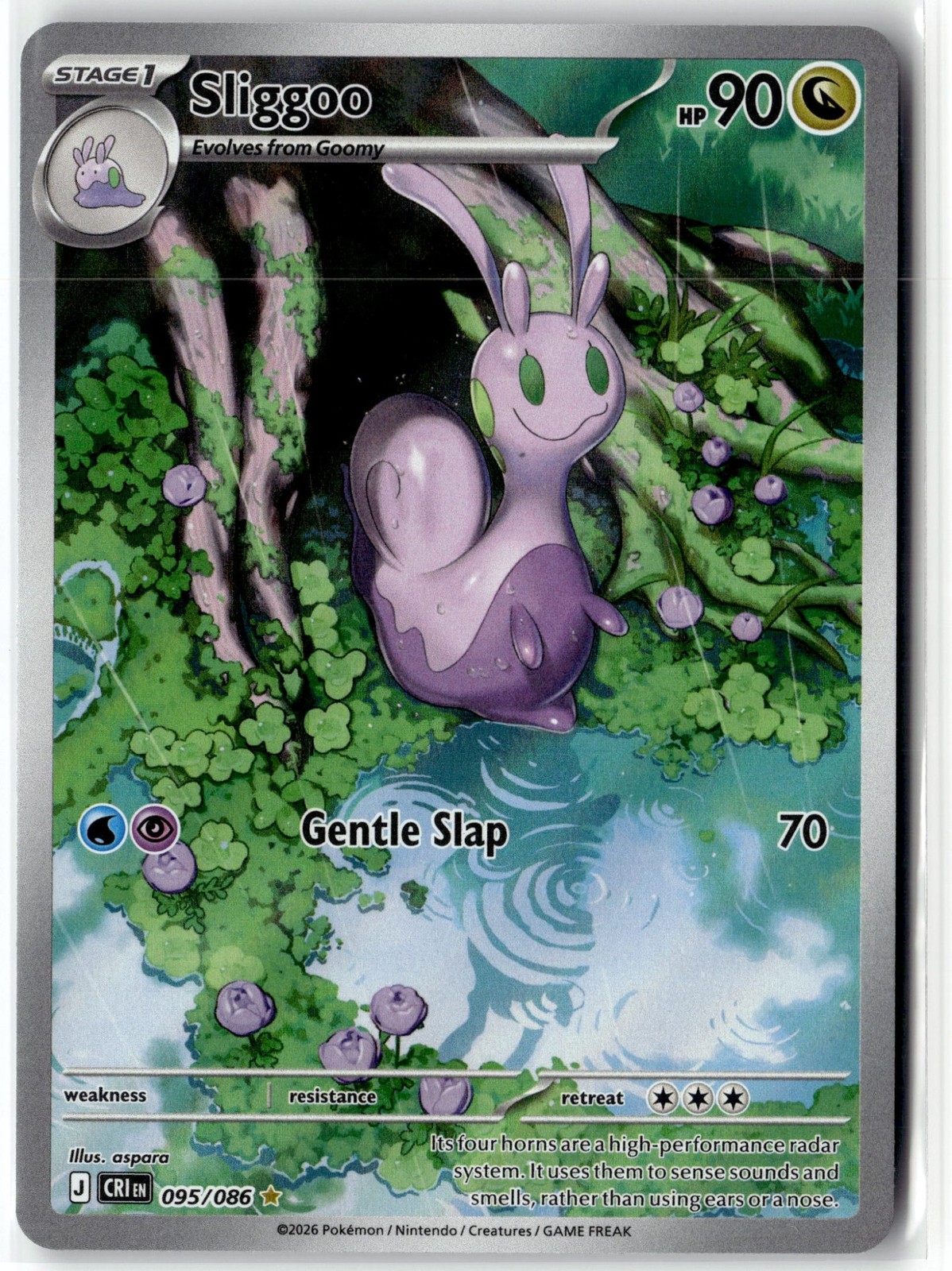 Pokemon Sliggoo - 095/086 - Chaos Rising - Holofoil NM