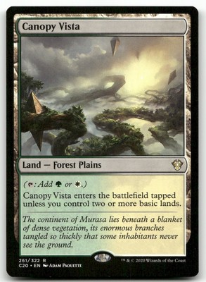 Canopy Vista #261 (NM) Commander 2020 C20 Magic MTG