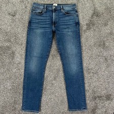 Flint and Tinder 365 Denim Jeans Mens 31x30 Medium Wash Blue USA Made Slim Fit