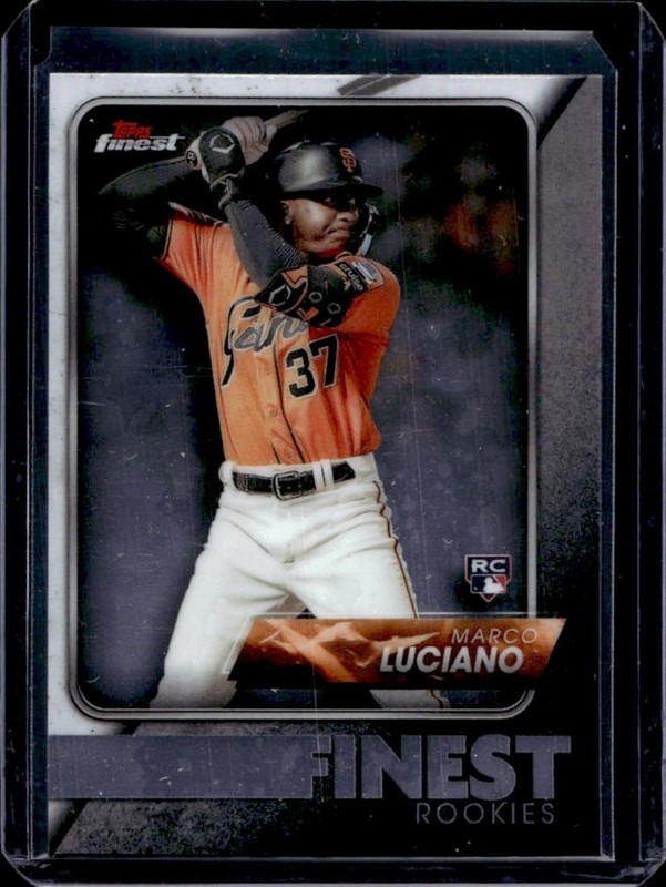 2024 Topps Finest Marco Luciano Rookies Design Variations RC #FRD-14 Giants