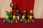 Lego Dark Forestmen & Wolfpack Vintage Castle Archer Minifig Lot Robin Hood