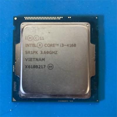 Intel Core i3-4160 4th Gen 3.60GHz 2-Core LGA1150 CPU SR1PK Processor