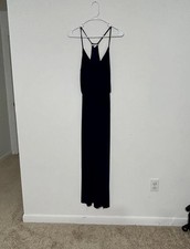 Ladies Small Navy Maxi Dress
