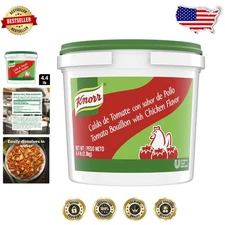 Knorr Tomato Bouillon Chicken Flavor 4pk 4.4lb Tubs Chef-Quality Rich Flavor