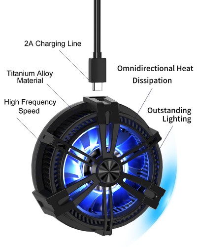 for Steam Deck Fan Cooler,SteamDeck Heatsink,Cooling Fan,Magnetic Semiconduct... - Picture 4 of 7