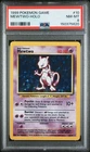 1999 Pokemon Unlimited 10 Mewtwo Holo PSA 8 150375820
