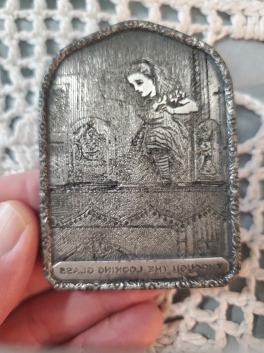 Alice In Wonderland Through The Looking Glass Bergamot Brass Works Belt Buckle - Picture 1 of 8