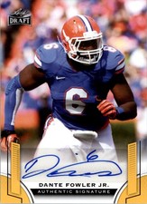 2015 Leaf Draft Autographs Gold #BADF2 Dante Fowler Jr. SP Auto - FB