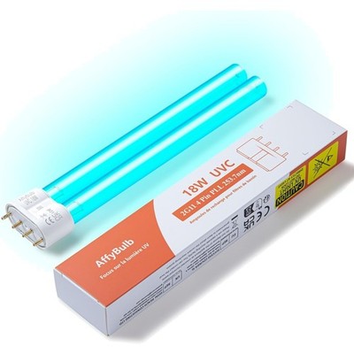 UV Ersatzlampe 18W G13 für Aquarium Wasserfilter Teichfilter UVC Klärer