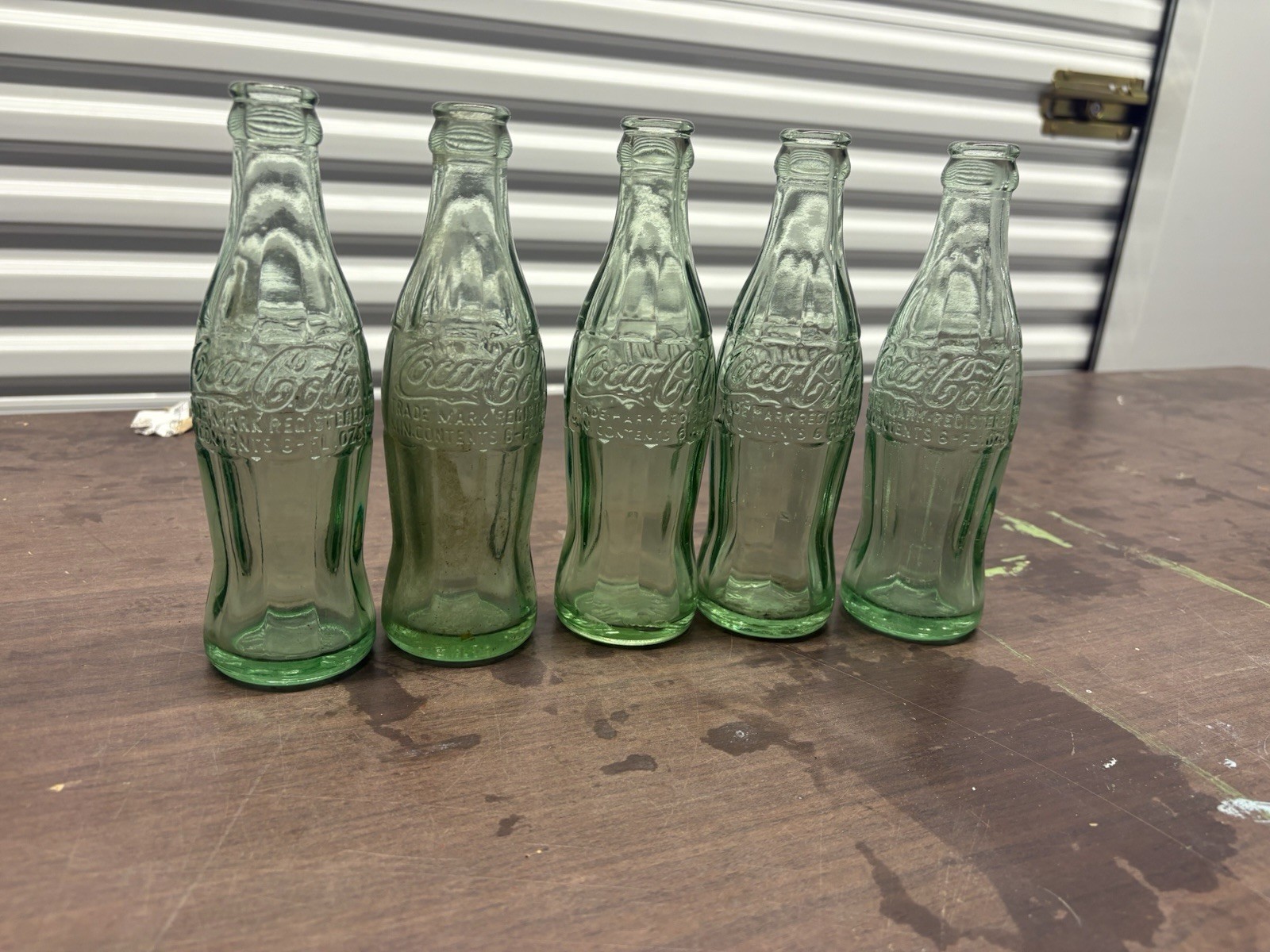 Hobble Skirt Coca-Cola, Embossed on base Lowell MA, Aqua Color, Circa 1950s