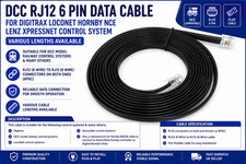Digitrax Evolution Dcc Controller Blk Cable - Railway Model